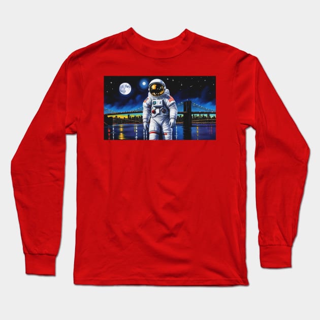 COMING HOME BROOKLYN 3 Long Sleeve T-Shirt by MAXIMUM STREET COUTURE